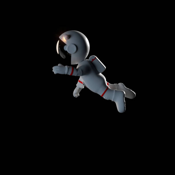 istock adorable cartoon astronaut character in white space suit is floating in zero gravity space (3d illustration, isolated on black background) 908974926