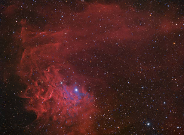 istock Flaming star nebula (IC 405) in the constellation Auriga 908977636