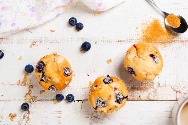 istock Homemade blueberry muffins for breakfast 908981876