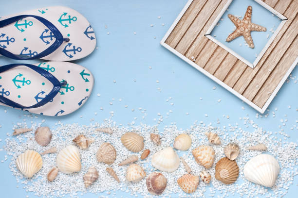 istock Holiday concept with marine theme 908986434