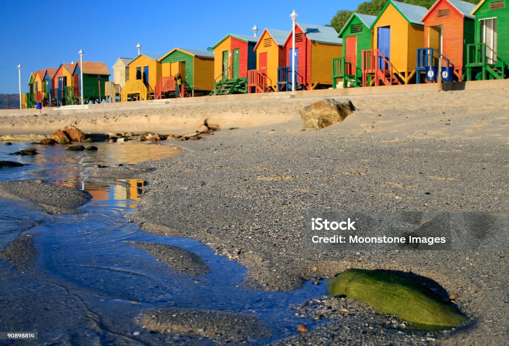 Praia de St. James na Cidade do Cabo África do Sul - Royalty-free Ao Ar Livre Foto de stock