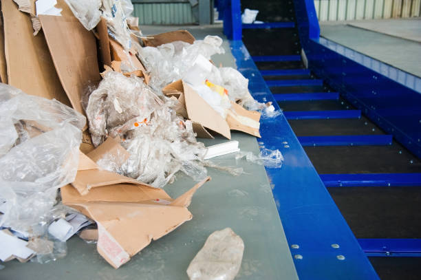 istock Waste recycling factory 908994202