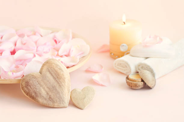 spa treatment for couple still life