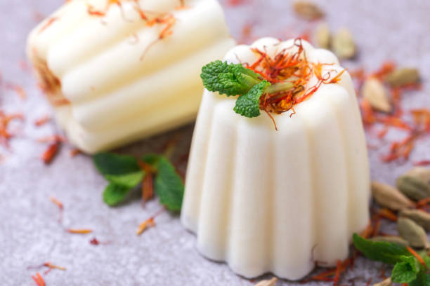 istock Indian kulfi dessert, ice cream with safron, mint, nuts 908997362
