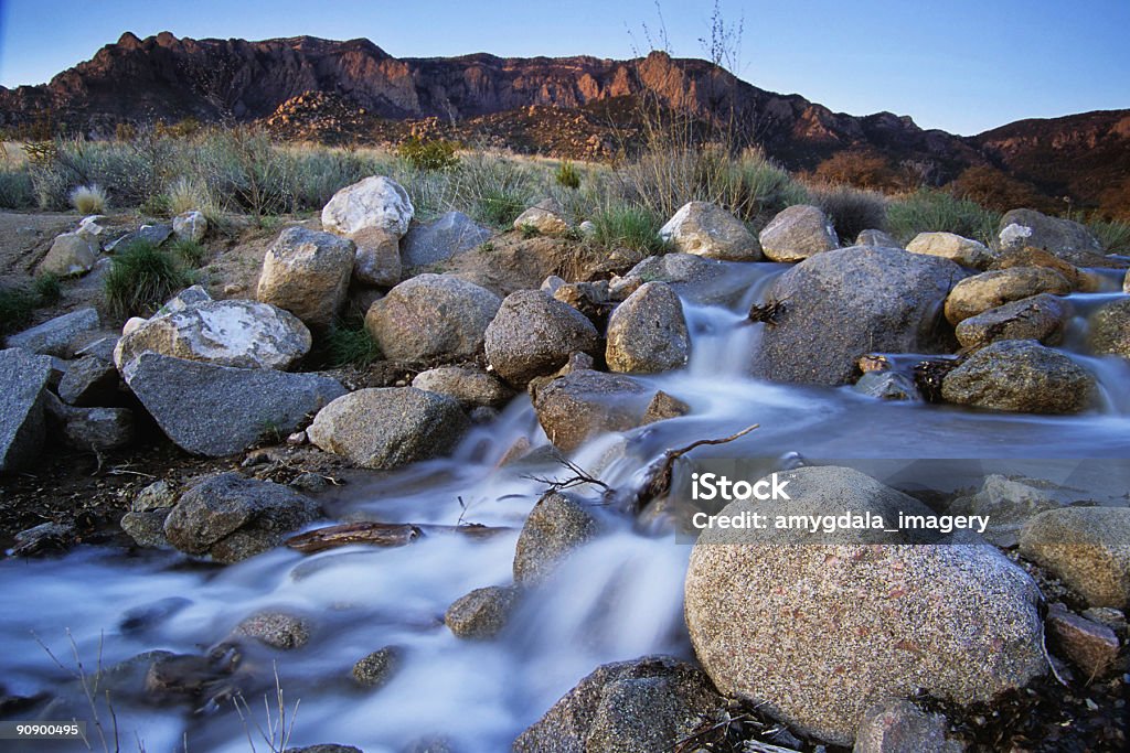 sunset mountain river Landschaft - Lizenzfrei New Mexico Stock-Foto