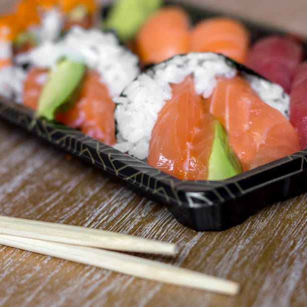 istock Japanese seafood sushi 909006126