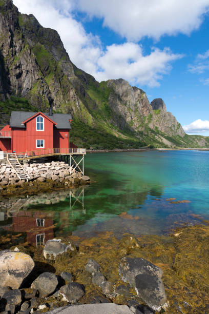 istock panoramic view at Svolvaer in the Lofoten 909009840