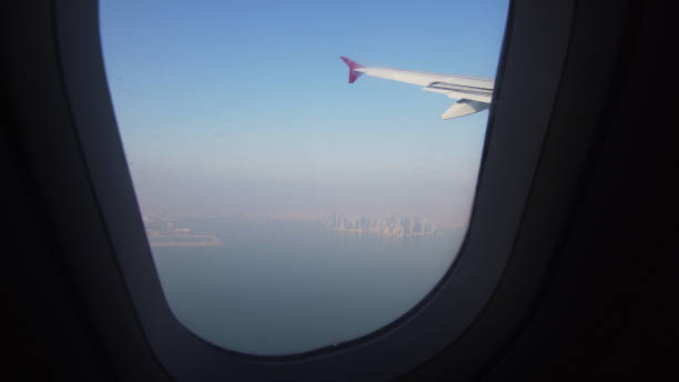 istock View from an airplane window.Manila, Philippines 909025768