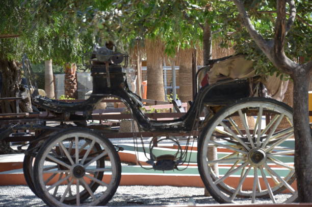 istock Western old wooden coach 909026190