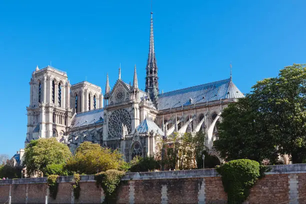 Photo of Notre Dame de Paris view from the quay