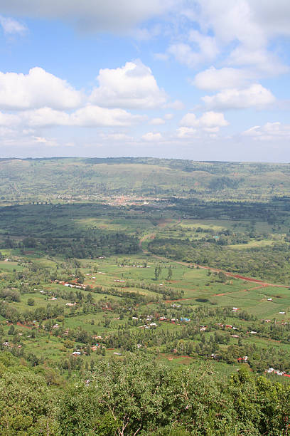 Kerio Valley at Kenya East Africa stock photo
