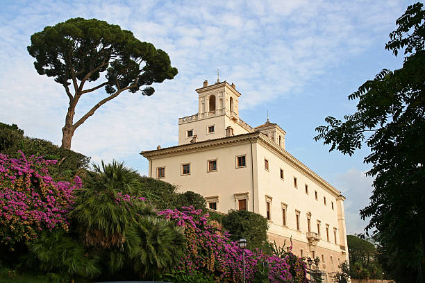 Villa Borghese gardens in Rome, Italy