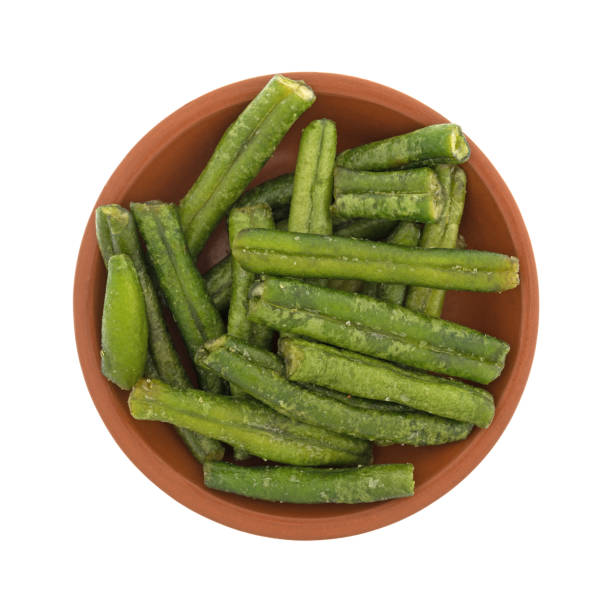 istock Bowl of dried salted green beans 909037594