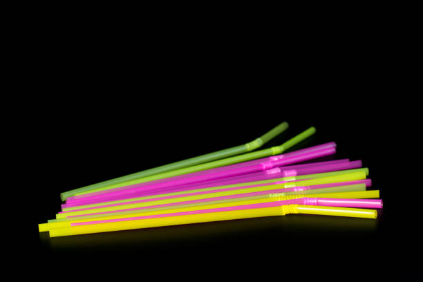 istock Colored tubules for a cocktail 909041838