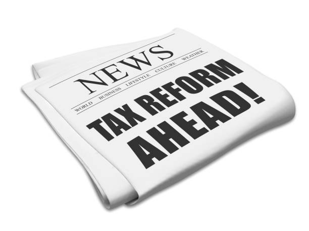 istock Tax reform ahead newspaper 909041996