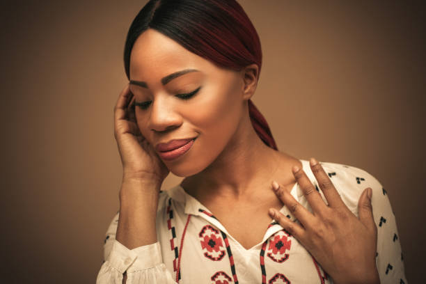 istock Feeling Beautiful. Young African woman. 909045132