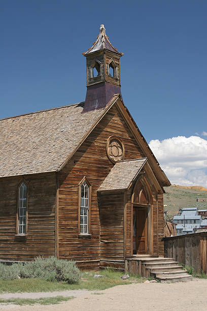 istock Old church in Bodie, California 90904624