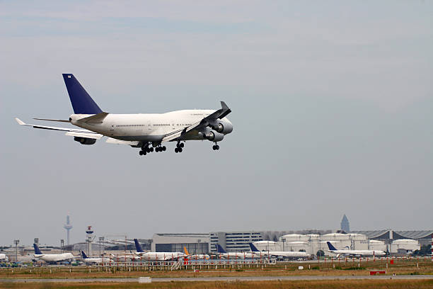 istock Airliner landing at airport 90904804