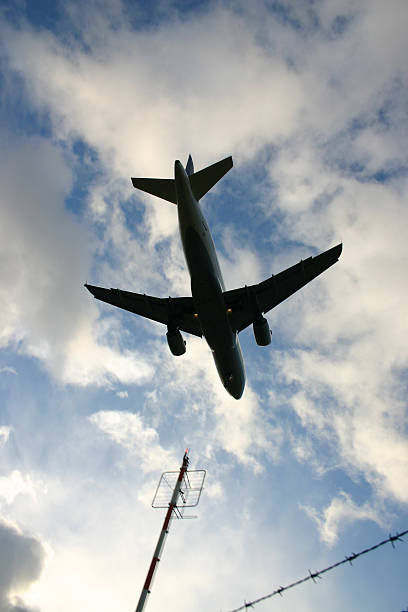 istock Ailiner and radio antenna from below 90904814