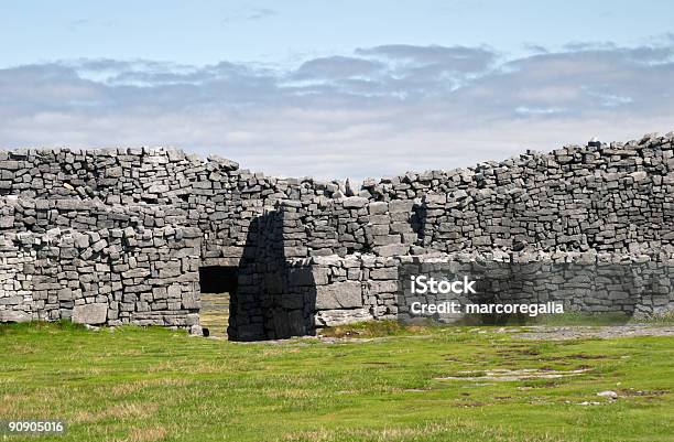 Dun Aonghasa Ilhas De Aran Irlanda - Fotografias de stock e mais imagens de Antigo - Antigo, Arcaico, Arqueologia