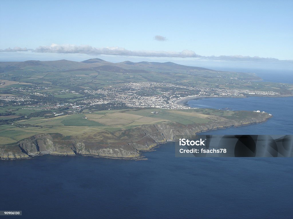 Vista aérea Douglas, Ilha de Man - Foto de stock de Ilha Man royalty-free