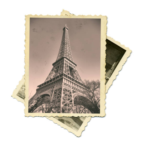 istock Old Paris Photo. Isolated on White Background. 909061710
