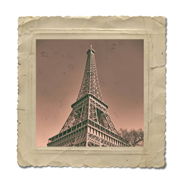 istock Old Paris Photo. Isolated on White Background. 909061806