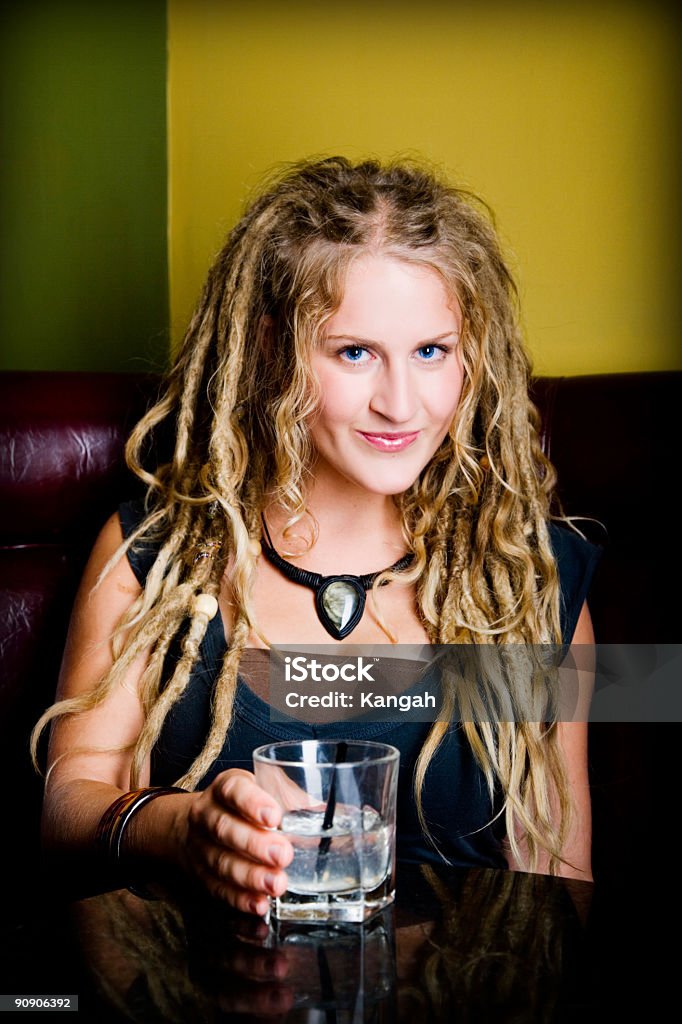 Cocktail-Porträt - Lizenzfrei 20-24 Jahre Stock-Foto
