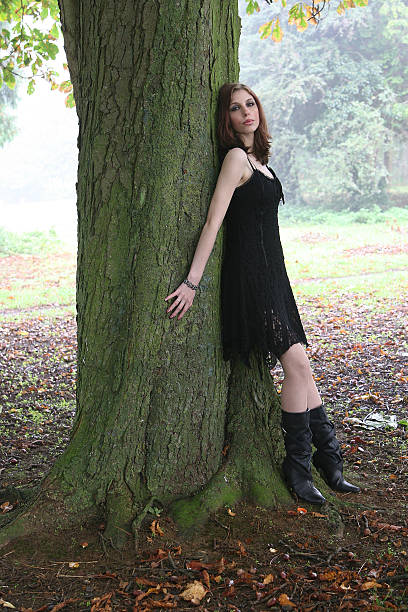 istock Cute teen goth girl 90906411