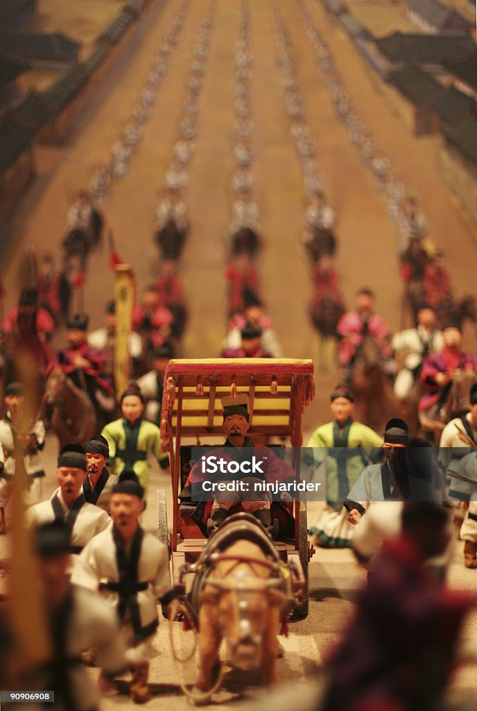 Entourage dell'imperatore - Foto stock royalty-free di Cocchio