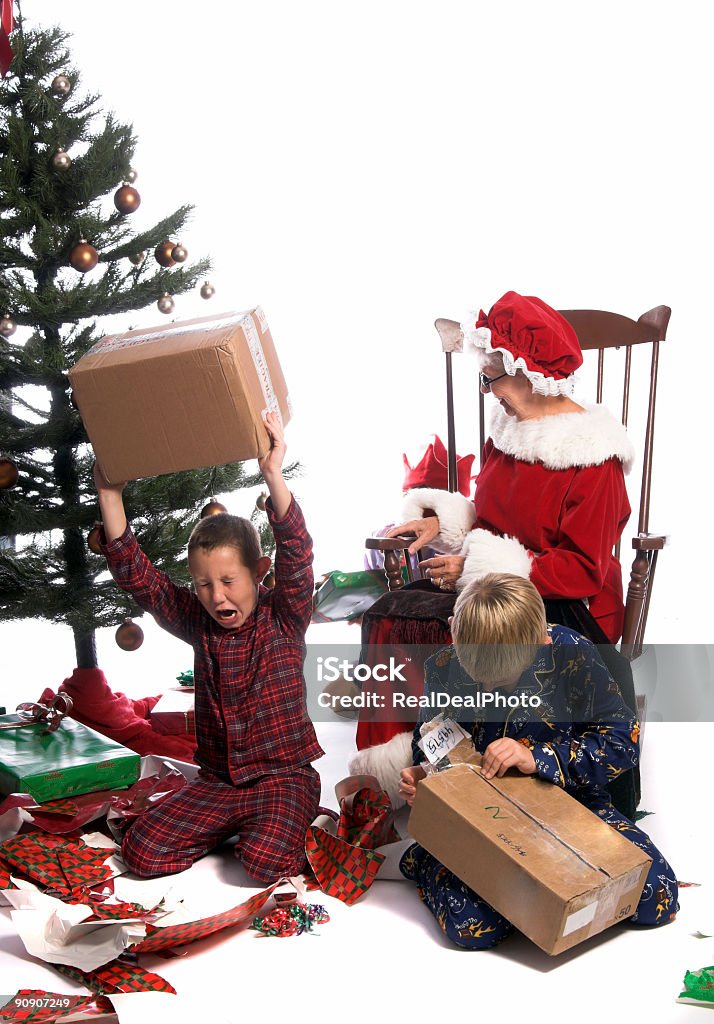 Испорченный ребёнок на Рождество - Стоковые фото Вспышка гнева роялти-фри