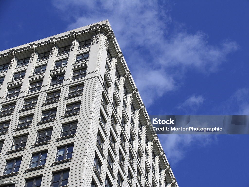 Classico edificio grigio - Foto stock royalty-free di Affari