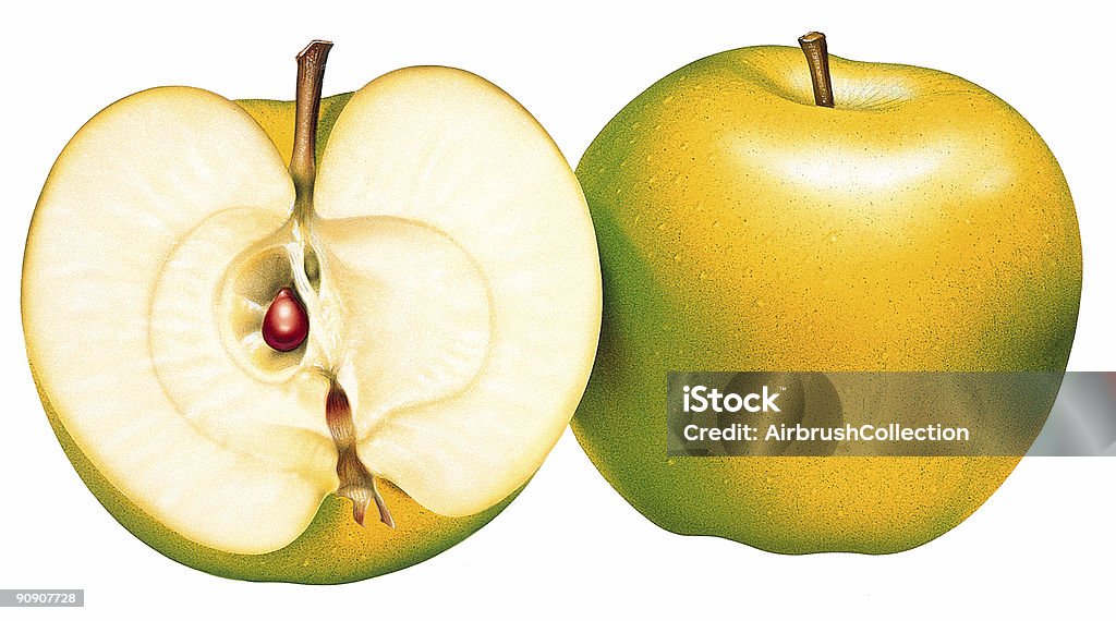 Golden Delicious Apple  Agriculture Stock Photo