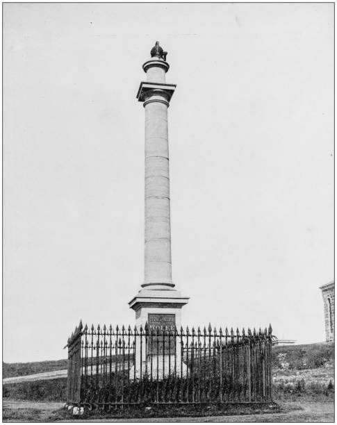 istock Antique photograph of World's famous sites: Wolfe's Monument, Quebec 909079982