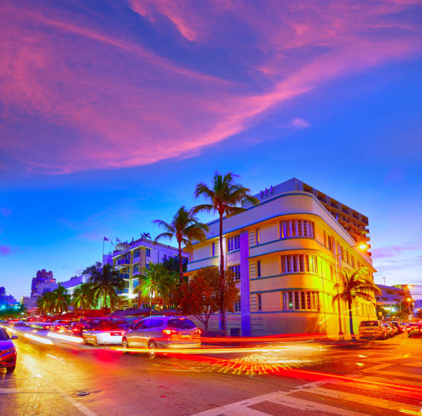 istock Miami South Beach sunset Ocean Drive Florida 909083990