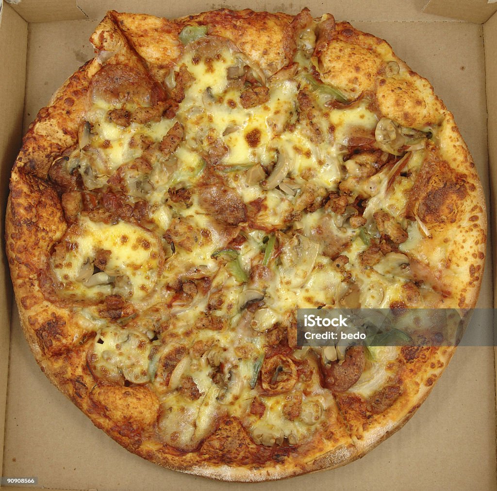 Pizza - Foto stock royalty-free di Alimentazione non salutare
