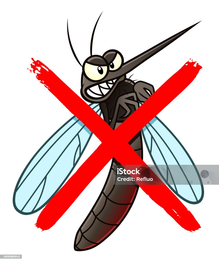 Không Có Dấu Hiệu Hoạt Hình Muỗi Hình minh họa Sẵn có - Tải xuống ...