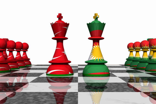 istock Turkey and Kurdistan Chess Standoff 909092716