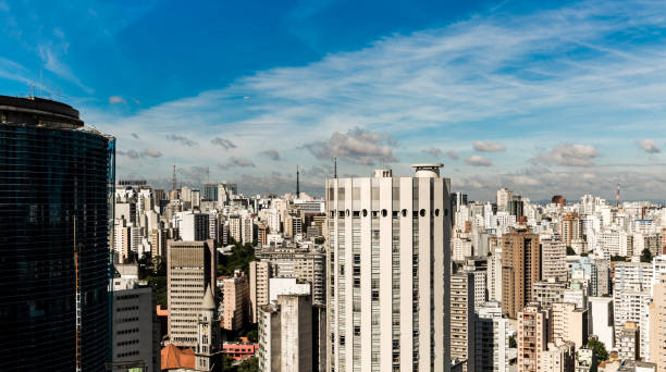 istock Aerial view Sao Paulo, Brazil 909096454