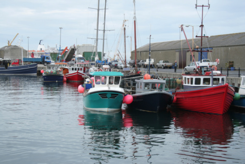 he harbour at Stromness in the Orkney islands
