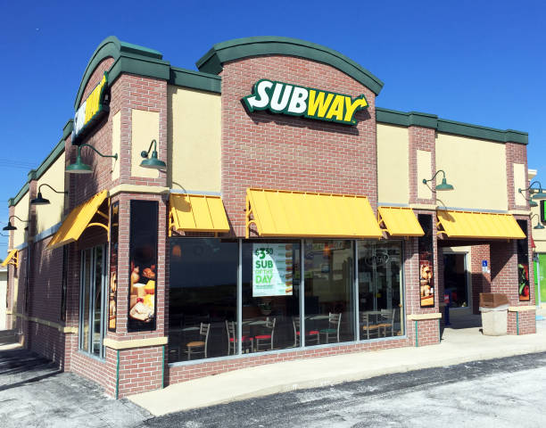 New Subway sandwich shop stock photo