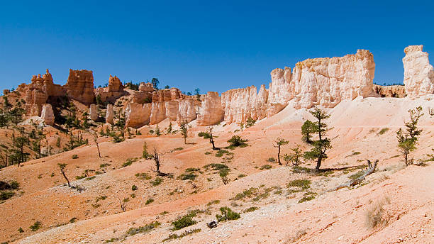 la grande muraglia-hoodoos del bryce canyon - chinese wall foto e immagini stock