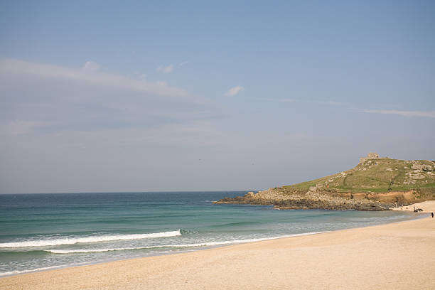 Cornish Praia - fotografia de stock