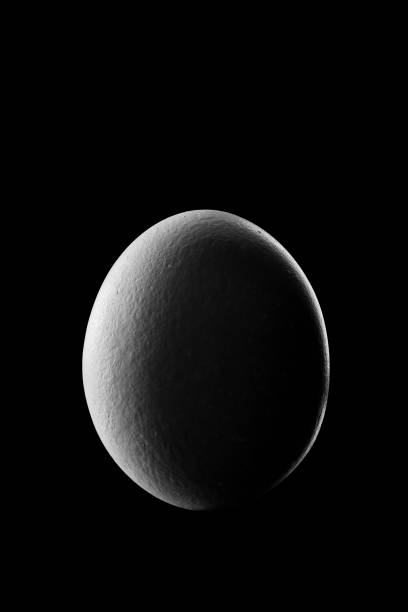 istock Waning crescent Moon Phase show by Egg in night with shadow Planet 909105360