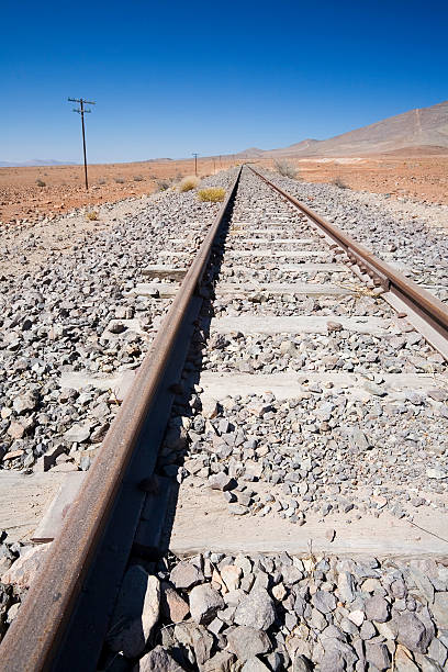 istock Railway Across the Desert 90910654