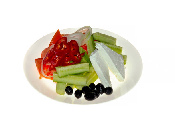 Ingredients for traditional salad