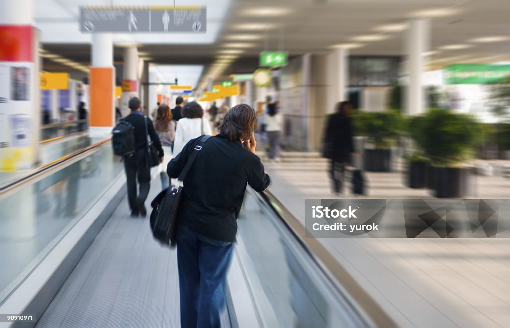 Andare al porta - Foto stock royalty-free di Aeroporto