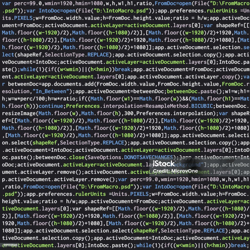 Javascript Program Code Programming Script Vector Background Stock ...