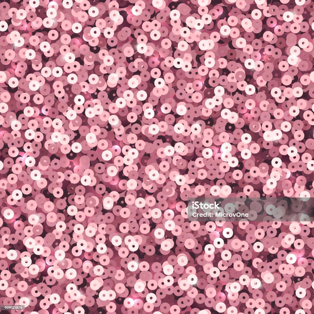 Sparkling pink sequins. Glamour wedding vector seamless background Sparkling pink sequins. Glamour wedding vector seamless background. Glamour sparkle and glitter decoration illustration Sequin stock vector