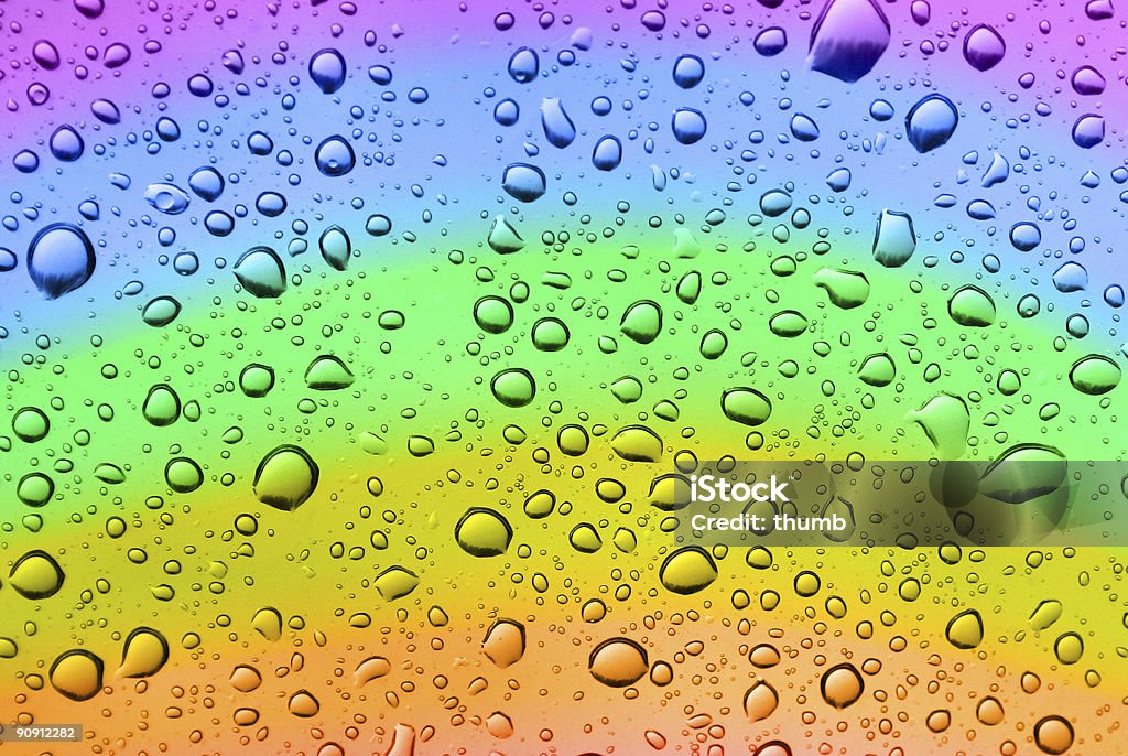 rainbow drops  Abstract Stock Photo
